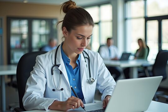 Managing medical coding and accounts in an office setting: analyzing bills and financial accounts.