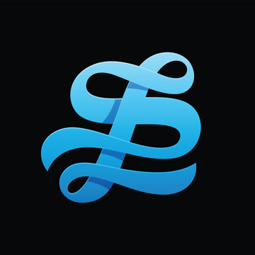 Abstract S and L Letter Logo