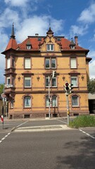 Fototapeta premium Traditional German Fachwerk House in Old Town