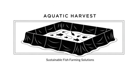 Aquatic Harvest Floating Fish Farm for Sustainable Aquaculture. © Syeh