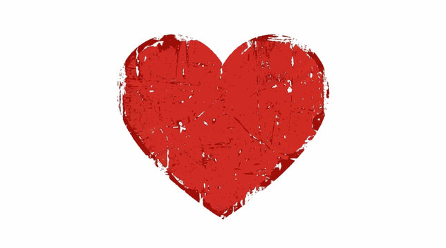 A vibrant red heart symbolizes true love and deep emotions in a romantic setting.