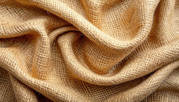 Brown silk and leather textures create a luxury folded textile background with smooth satin waves and soft golden light for fashion drapery decoration