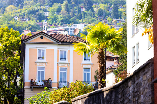 the historic center of locarno switzerland