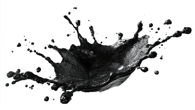 black ink blot