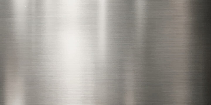 The mesmerizing texture and metallic sheen of brushed metal creates an eye-catching backdrop.