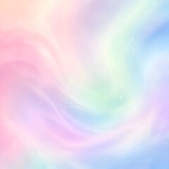 Obraz premium create a dreamy pastel aura gradient background with soft pink, lavender, mint and sky blue colors gently blending like glowing mist, subtle grain texture, airy abstract atmosphere, no grid, no square