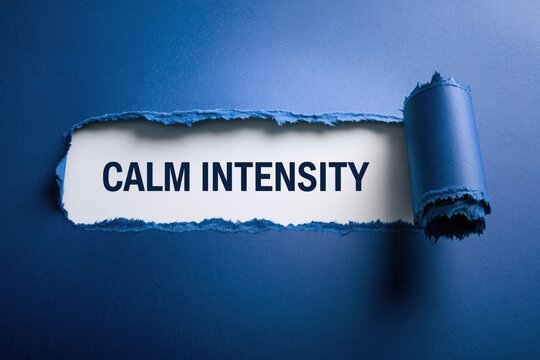 Calm Intensity a paradoxical concept for performance under a paper tear