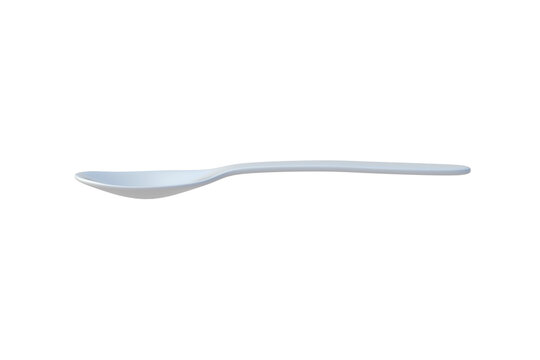 Spoon isolated on white background. Cutlery and tableware. Kitchen utensil. Restaurant equipment. 3d render