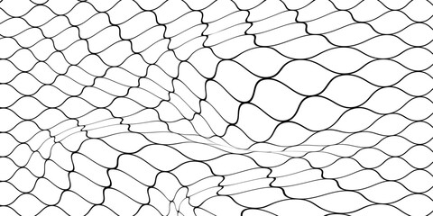 Mesh texture for fishing nets. Seamless pattern for sportswear or soccer goal, volleyball net, basketball hoop, modern illustration. © Alfi