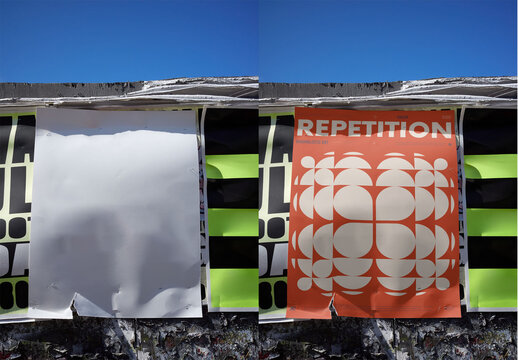 San Francisco Guerrilla Poster  Mockup Template