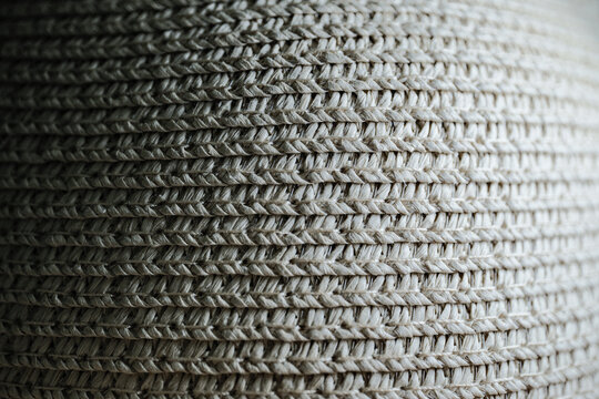 Neutral woven texture background, natural fiber pattern