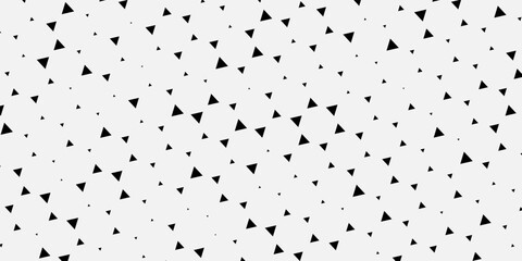 Obraz premium Geometric Triangle Pattern Background With Black Triangles On White Gradient Design