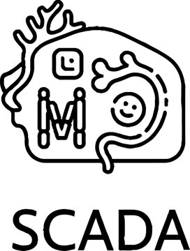 SCADA Industrial System Monitoring and Automation Control Icon