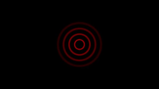 Abstract neon rendering rainbow color circle background.Searching process in futuristic interface.