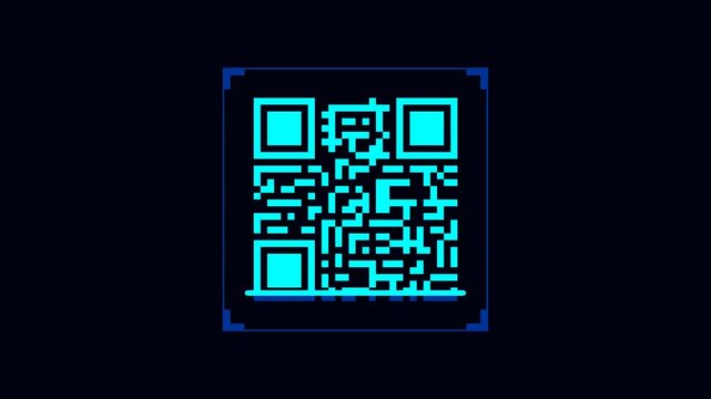 Barcode Scanner Reading Product Code; 4K Video of Electronic Bar Code Scanning with Bright Blue Laser Beam.