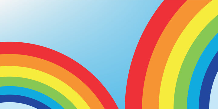 Rainbow lines colorful background, Illustration, EPS 10.