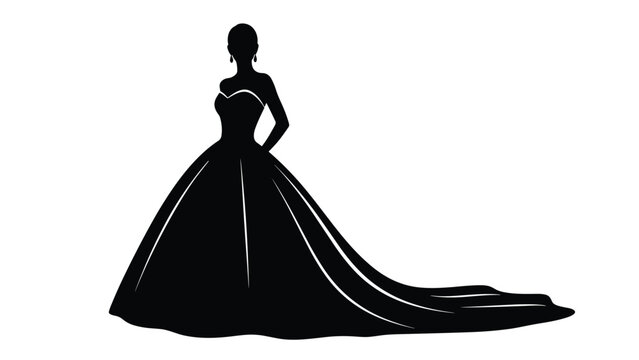 sachin and babi light blue dress Silhouette Of A Beautiful Woman In A Dress. Stock Vector Illustration  Isolated On White Background. Royalty Free SVG, Cliparts, Vectors, and  Stock Illustration. Image 184008742