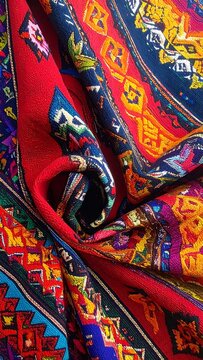 Colorful Textile Pattern.