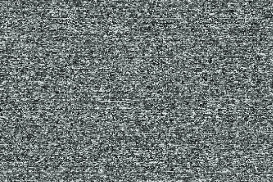 Black and white TV static noise background