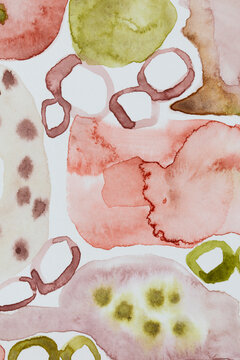 Painting by hand watercolour design