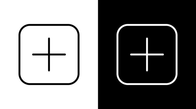 Post Icon White Icon Set Design