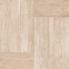 Weathered wooden boards. Seamless maple wooden floor with geometric pattern. Wood texture background. © Vidal