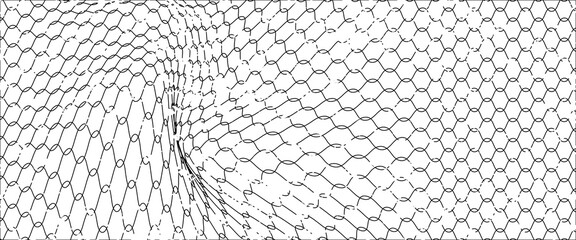 Mesh texture for fishing nets. Grunge pattern for sportswear or soccer goal, volleyball net, basketball hoop, hockey, athletics. Grunge background © anwar
