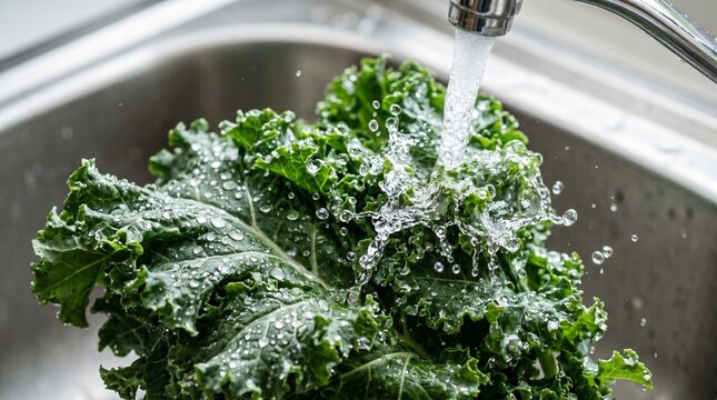 Fresh & Clean: Washed Vegetables Ready to Cook"