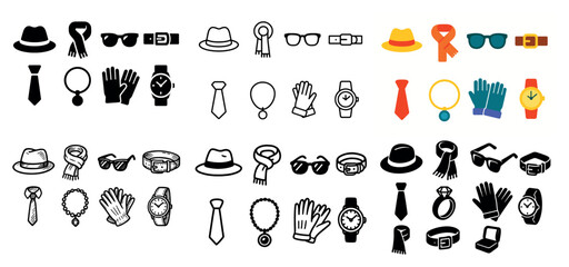 Obraz premium Various fashion accessories collection
