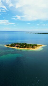 Gili Bedil Island Pristine Sandbar and Crystal Clear Turquoise Water, West Nusa Tenggara