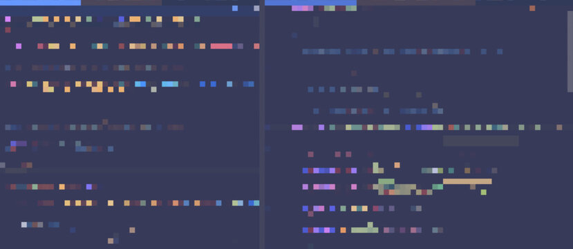 Java Programming Code. Coding Syntax Abstract Colorful Illustration