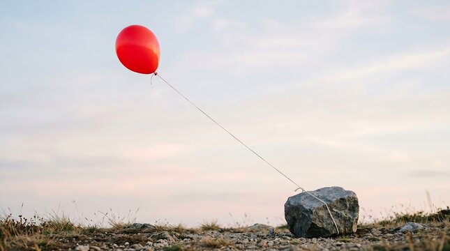A minimalist visual metaphor of aspiration constrained by unseen forces, highlighting the tension between freedom and limitation in social hierarchy.