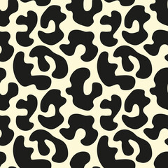 Obraz premium Seamless abstract animal print pattern with spots