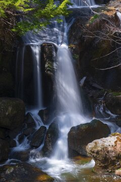 Ryūzu Falls, Waterfall, River Yu, Nikkō National Park, Nikkō, Prefecture of Tochigi, Japan