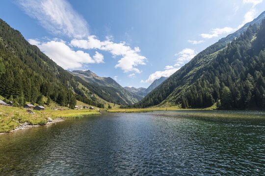Riesachsee lake, Rohrmoos-Untertal, Styria, Austria