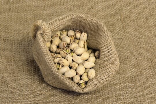 Pistachio (Pistacia vera), fruit, nuts, with shell, unpeeled, Germany