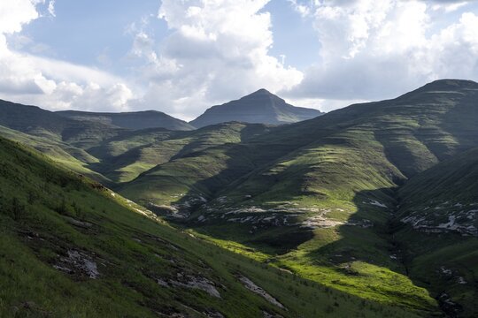 Landscape in Golden Gate Highlands National Park, Free State, South Africa