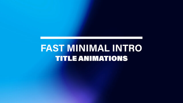 Clean Animated Titles