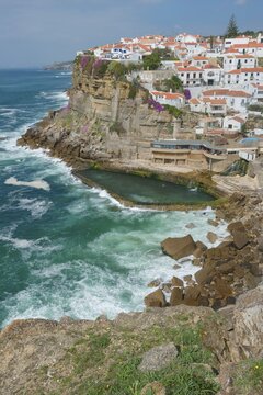 Seaside town Azenhas do Mar, Sintra, Lisbon Coast, Portugal