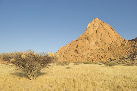 Granite rocks of the Spitzkoppe mountain, Namibia, Africa