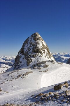 Mt. Schoeberl (2426 m or 7959 ft), Dachstein Massif, Styria, Austria, Europe