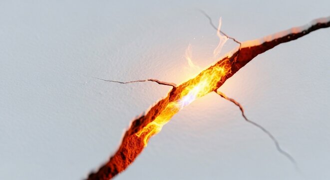 Abstract crack sparking energy