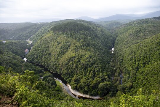 River Loop Map of Africa, Wilderness, Garden Route, Western Cape, South Africa