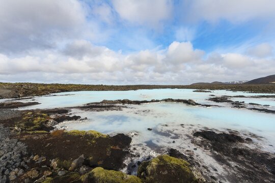 Blue Lagoon near Gratdavik, West Iceland, Iceland
