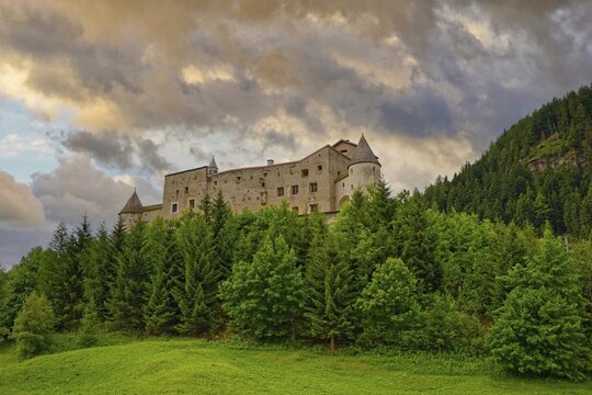 Medieval Nauders Castle, Nauders, Tyrol, Austria