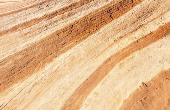 Eroded red sandstone formation Fire Wave, detail, Valley of Fire State Park, Nevada, USA