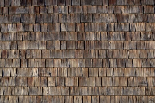Wood shingles, Tyrol, Austria