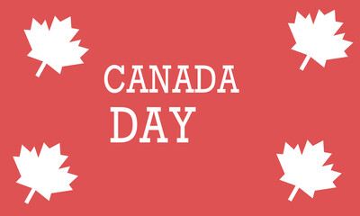 Fototapeta premium Canada day banner 2026