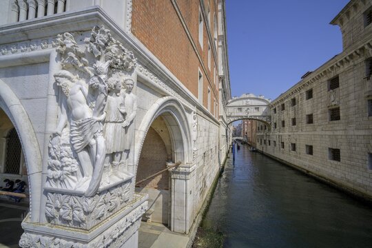 Bridge of Sighs, Castello, Venice, Province of Venice, Italy