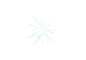 Obraz premium Abstract Blue Burst Explosion Starburst Isolated Transparent Background